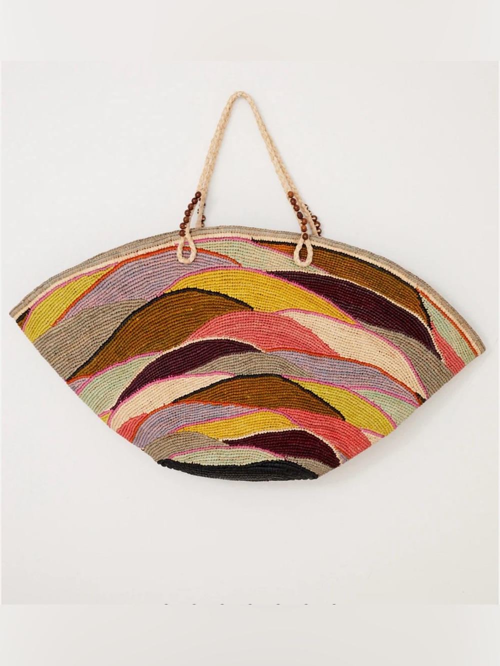 NWOT! Gas bijou accessories (French brand). XL straw bag. NEVER USED! NEW WO TAG